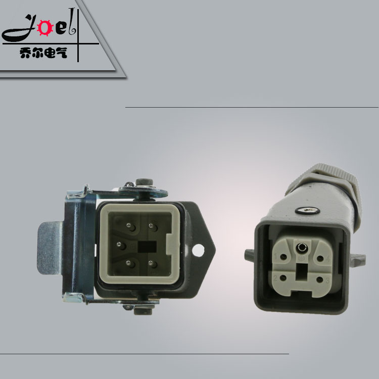 重载连接器矩形航空插头插座公母工业对接HDC-H- 芯5芯芯8芯