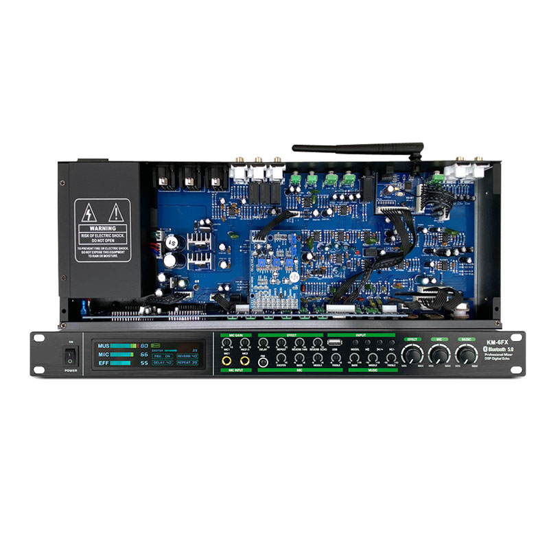 KTV前级效果器家用舞台K歌卡拉OK防啸反馈叫数字混响器