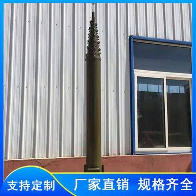 12米手动升降杆避雷维针铝提合RTU金玻纤升降杆前放电接闪杆