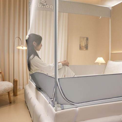 无帐蚊一夏XGEA类三开门可拆卸防尘顶简床约舒适全包防摔坐围蚊夏