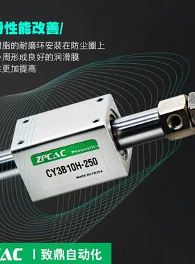 磁藕合式无杆气缸RMS CY3B15H CY1B15*100 200 400 500 800 1000