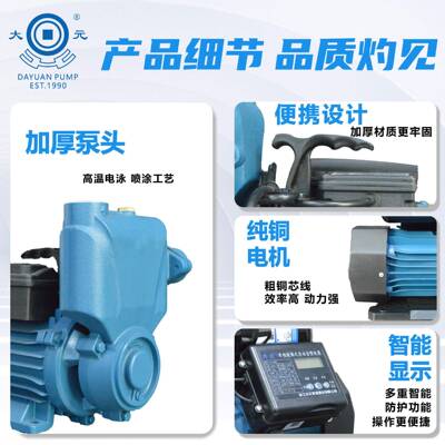 大元吸泵用管道自自来水增压泵小GVL型2抽水泵20v抽水机大功家率