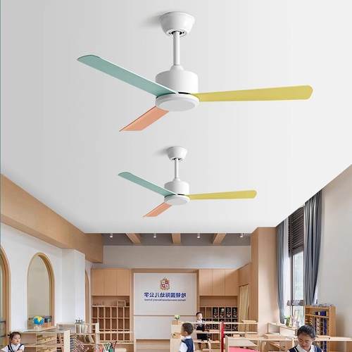 扇工业家无灯CUR吊扇风力餐厅幼儿园商用简约静音大吊顶风客厅用