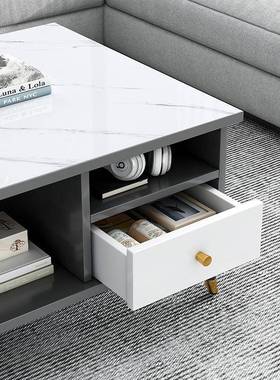 现茶几轻奢房小cj007107户型简约代客厅租家边几茶桌收纳置用物多