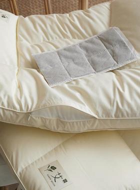 枕头枕芯一只装26204用舒压力艾草家养生全棉亲肤枕学生舒缓适睡