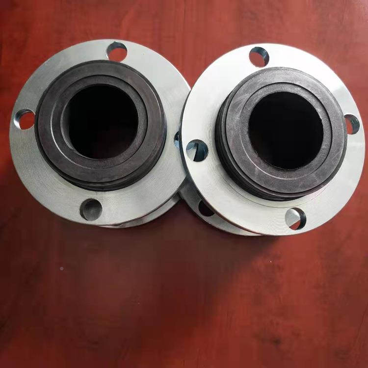 不锈QQR钢法兰橡胶软连接兰柔性可曲挠橡胶软连接单球法体橡胶接