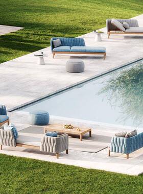 藤木户外藤沙发庭院31724酒店别墅阳艺台休闲藤椅组源编合露台室