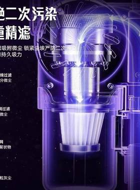 超尘静音式吸机小型HNP宠物吸毛器手尘持无线家用吸器大吸力