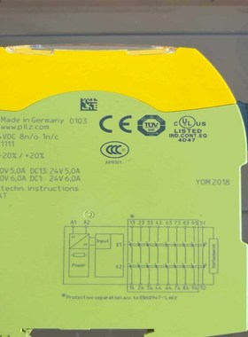 议价pilz安全继电器751111 s11实物拍摄 九九新议价