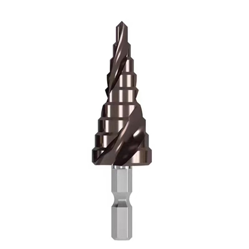 含钴宝塔钻头高硬度铁板不锈钢30阶梯打孔钻开孔扩孔器转头
