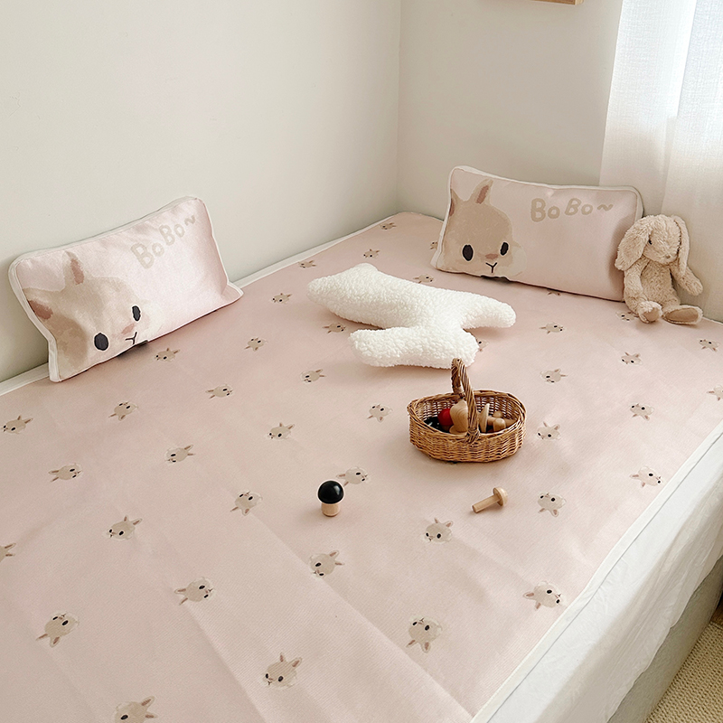 A类可定做900D儿童床冰丝席 可水洗凉席幼儿园 单人席子学生宿舍