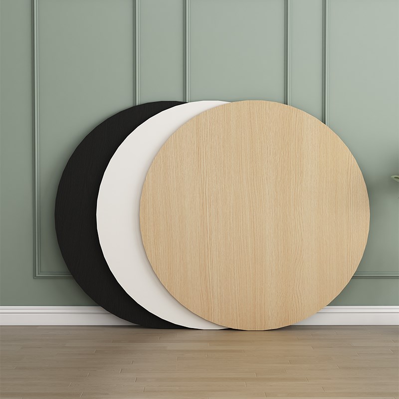 圆形桌面板定制台面板家用茶几餐桌面板免漆板板材桌面木板异形板