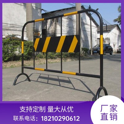 湖南铁马护栏可移动道路施工隔离栏防护栏镀锌临时不锈钢围挡围栏