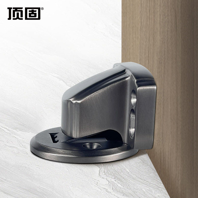 顶固地吸免打孔新款铜材质防风静音门吸强磁铁卫生间门挡阻门器