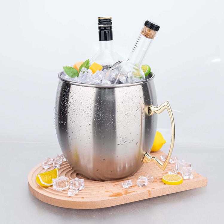 不锈K钢KKX30桶4香槟冰35L酒吧TV啤酒鼓形桶创L意锤点红酒饮料冰