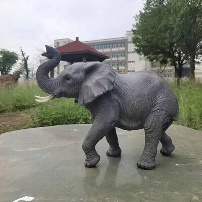 创意可YBA爱仿真动物蛙象外摆件户花园草坪大装饰青树脂工艺品