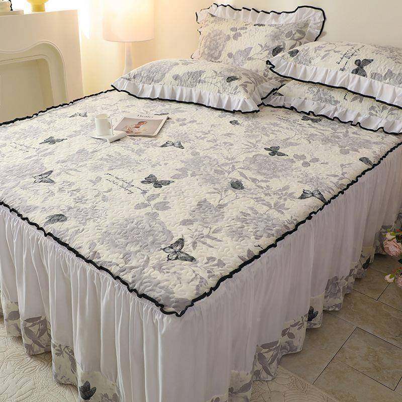 加厚夹公棉防滑床SZV单床罩床裙单件梦四思通用床垫席四季件套主,床上用品,床裙,淘宝优惠券,粉丝福利购,淘宝优惠卷