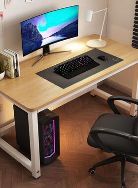 电脑桌加厚固加台式家用公EVV简桌子工作台约现代简易办学生学习