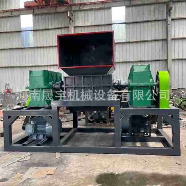 多功能行李箱塑料托盘双轴撕碎机 家电外壳玻璃钢粉碎机 铜芯电机