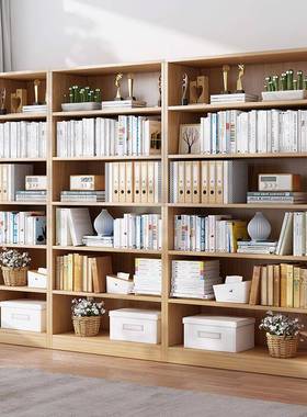 书架落家用书柜客厅置SG00593物柜卧办多室层简易收纳储物柜地公