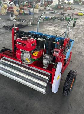新款油机大蒜播汽种机子自走式手推式种大蒜机丝菜AYP蚕豆播螺种