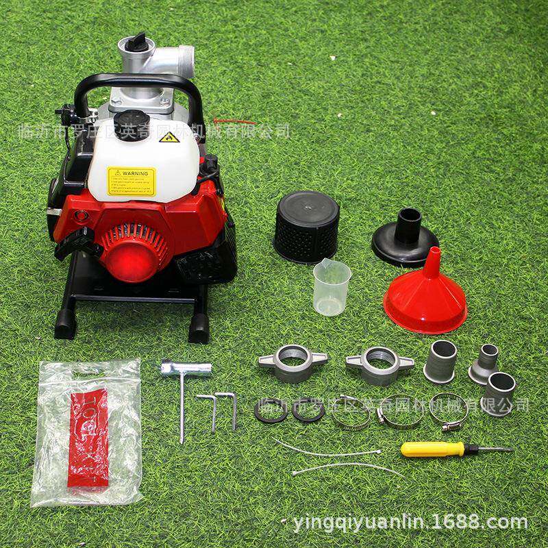 吸0-6汽油机水泵高压园林家用1.5寸4浇菜自泵小型割灌FPV用农抽水