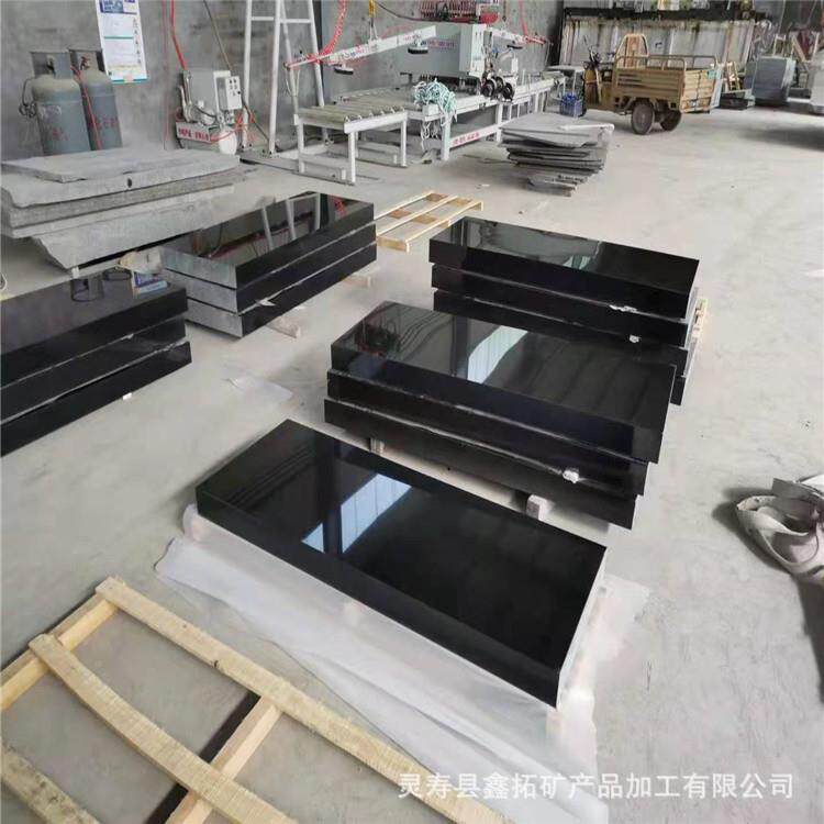 黑石材厂家磨石国光面色中黑花岗岩山西VCD黑2号材
