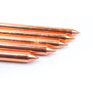 接地棒铜包钢圆线铜钢防雷接地棒钢镀圆现货电镀铜ZTT覆圆线