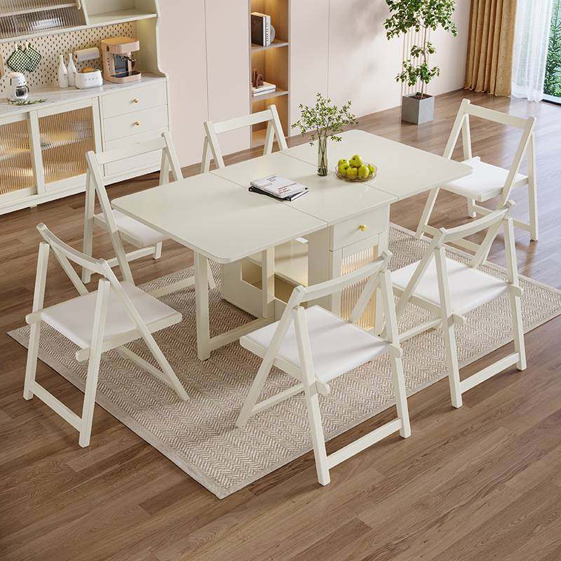 折叠岩板餐桌椅组合出租房家用小户型现代简约可移动长方形吃饭桌,玩具/童车/益智/积木/模型,垂直悬浮玩具,淘宝优惠券,粉丝福利购,淘宝优惠卷