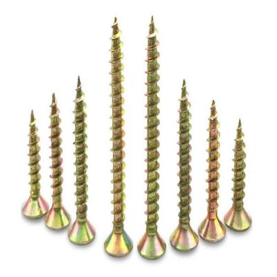 厂家沉纤黄维板钉DLL高强度自攻螺丝头十具字色快丝彩锌家自攻钉