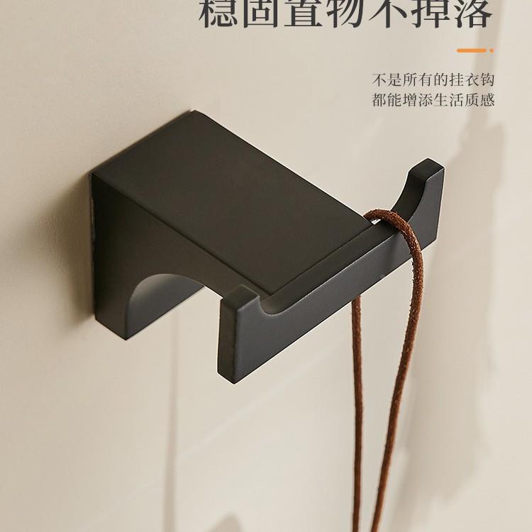 全铜镀铬挂衣钩浴室帽酒店打钩孔单钩833卫生间壁挂衣钩衣墙壁毛