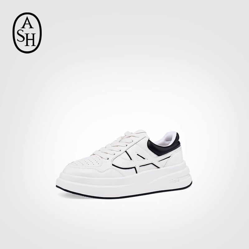 ASH休闲撞色小白鞋厚底增高