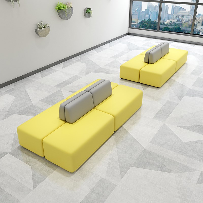 营业厅银行会客洽谈酒店大厅休息区接待创意面商务办公沙发