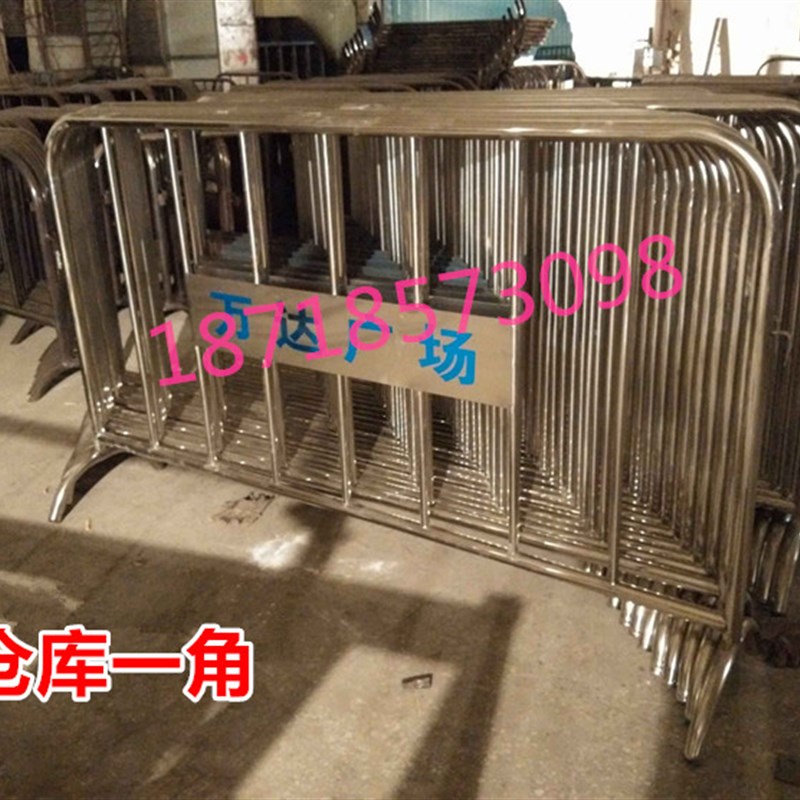不锈钢铁马 30不锈钢护栏  201活动护栏围栏 不锈钢地铁隔离栏