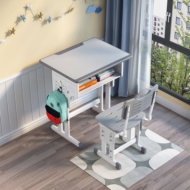 中小学生书桌单人课桌椅儿童学习桌家用培训班辅导班升降写字课桌
