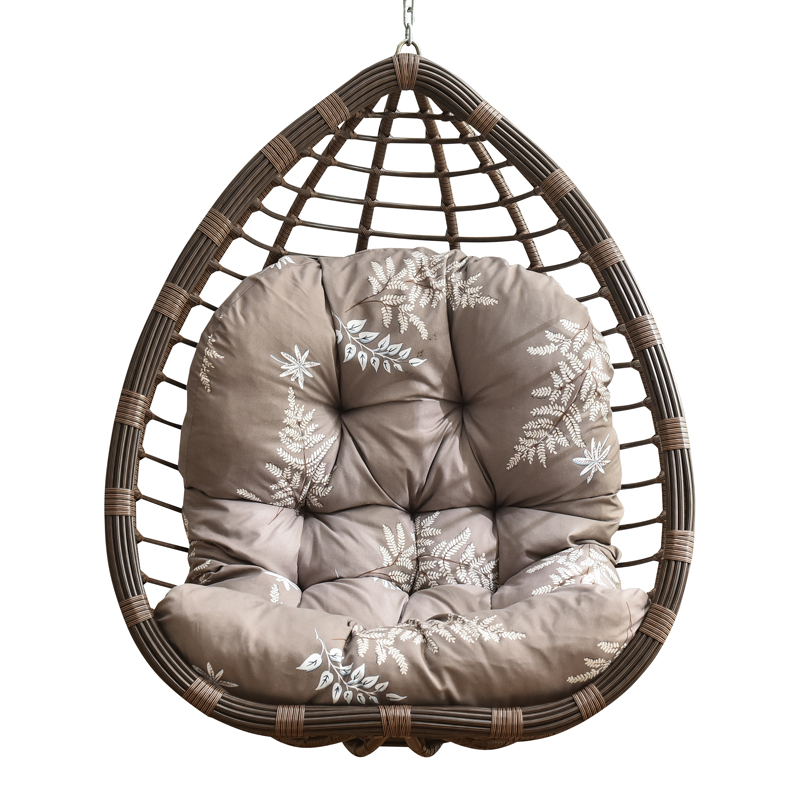 印花吊篮可拆洗坐垫椅垫四季通用不包含吊篮靠垫椅子垫子藤椅靠枕