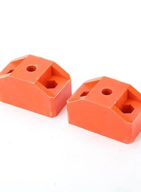 方形方绝缘型垫块低压无品牌/支柱配电箱T型垫块Z30黄色绝缘子P85