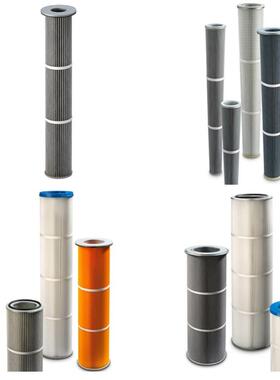 滤法兰装高安度OAO除尘芯玻精璃纤维除尘滤芯