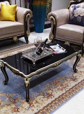 WER744A91L式茶几欧简约电视柜小户型客厅茶桌家具新古典.米黑色