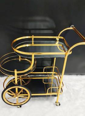 源头工品厂高端奢古中东餐车手推车甜品车餐厅车茶复水轻车送餐车