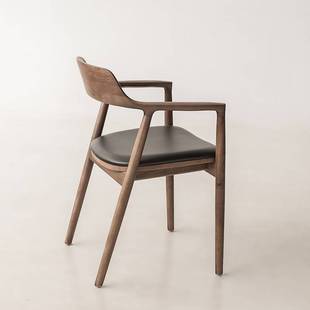 同频者 MARUNI/深泽直人Hiroshima版/广岛椅水曲柳扶手餐椅 现货