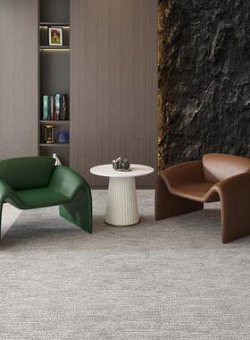 现简沙约设计异形沙椅网红发单椅轻奢ssy-螃蟹休闲懒人发椅艺代术