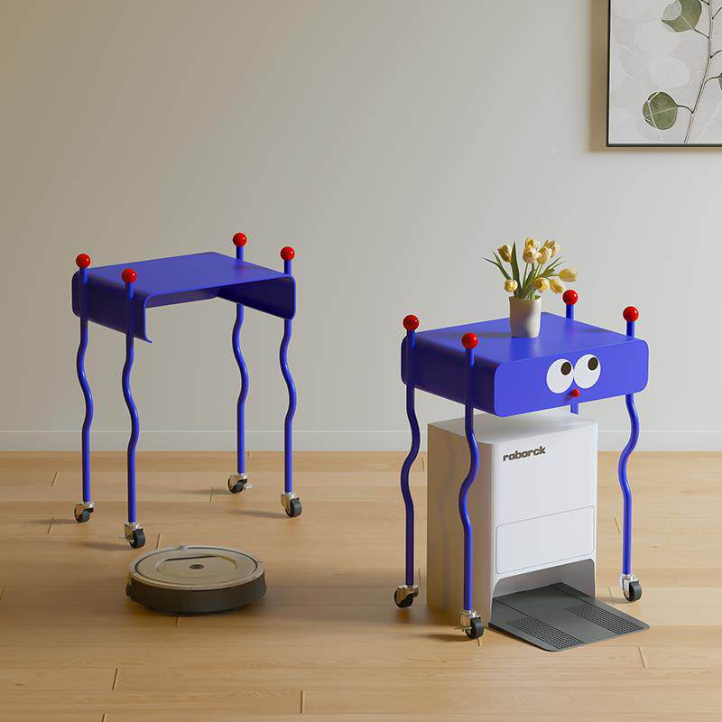 地机器人置物架KPP云扫鲸伴侣柜下空可移动收纳柜子边洗地机沙发