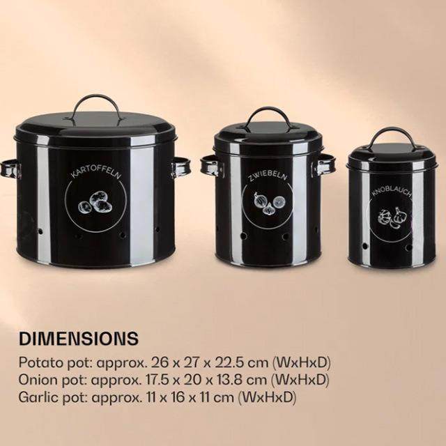 无品牌/圆形金属厨房储罐土豆洋大蒜收纳盒罐镀锌葱铁食物物收纳,家居饰品,储物罐,淘宝优惠券,粉丝福利购,淘宝优惠卷