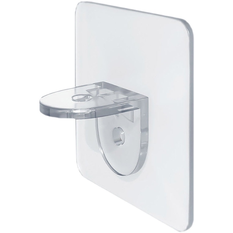 衣柜分层隔板托架粘贴层板托钉免打孔搁板固定器直角支撑层托