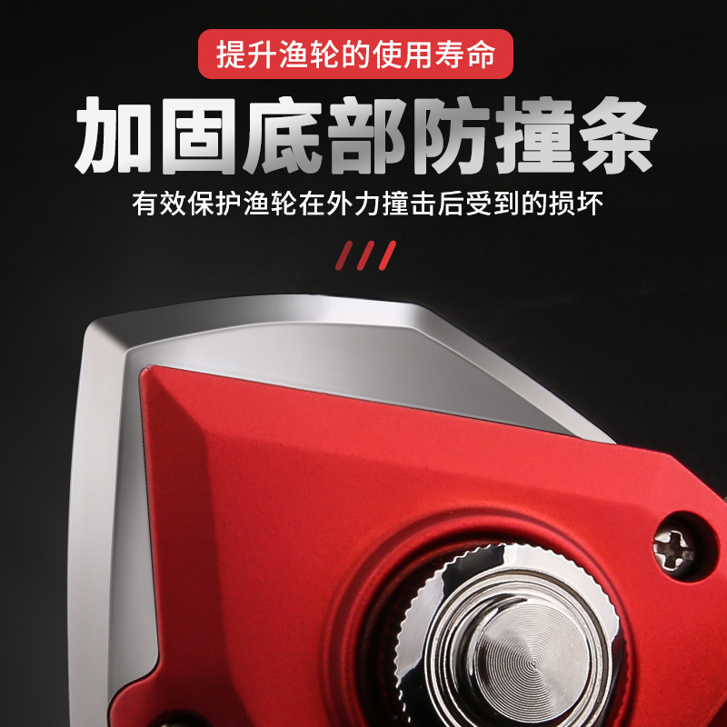 狼王纺车轮全金属无间隙战狼S2S3渔轮抛竿海竿路亚海钓锚鱼鱼线轮