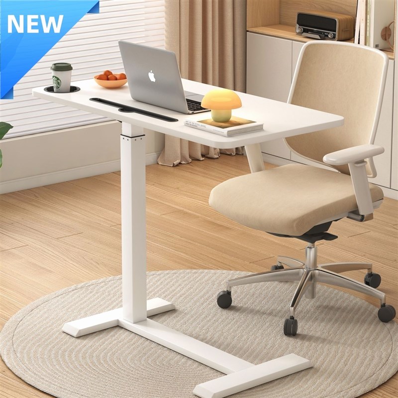 可移动电脑桌家用卧室床边懒人书桌小桌子简约学习桌气压升降桌