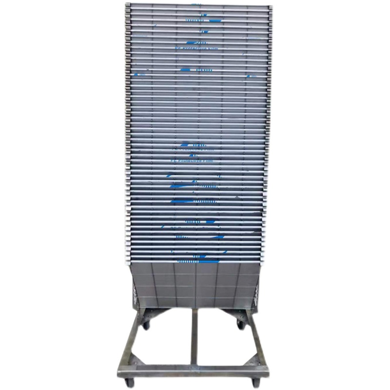 定制千层架不锈钢30网格板百叶子母推车台耐高温丝印刷置物翻转