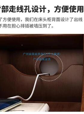 简全实木床头柜迷你小卧室极夹窄床边柜超型JYN窄缝收纳约现代置