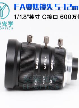 -12mm工业头C口1/1.8